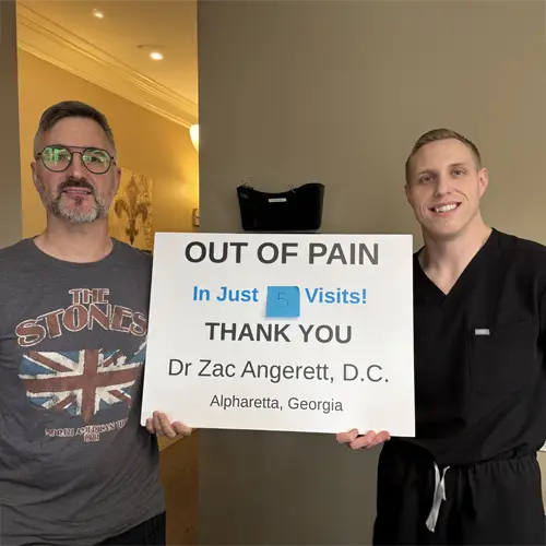 Chiropractor Alpharetta GA Zachary Angerett Testimonial With Patient 5